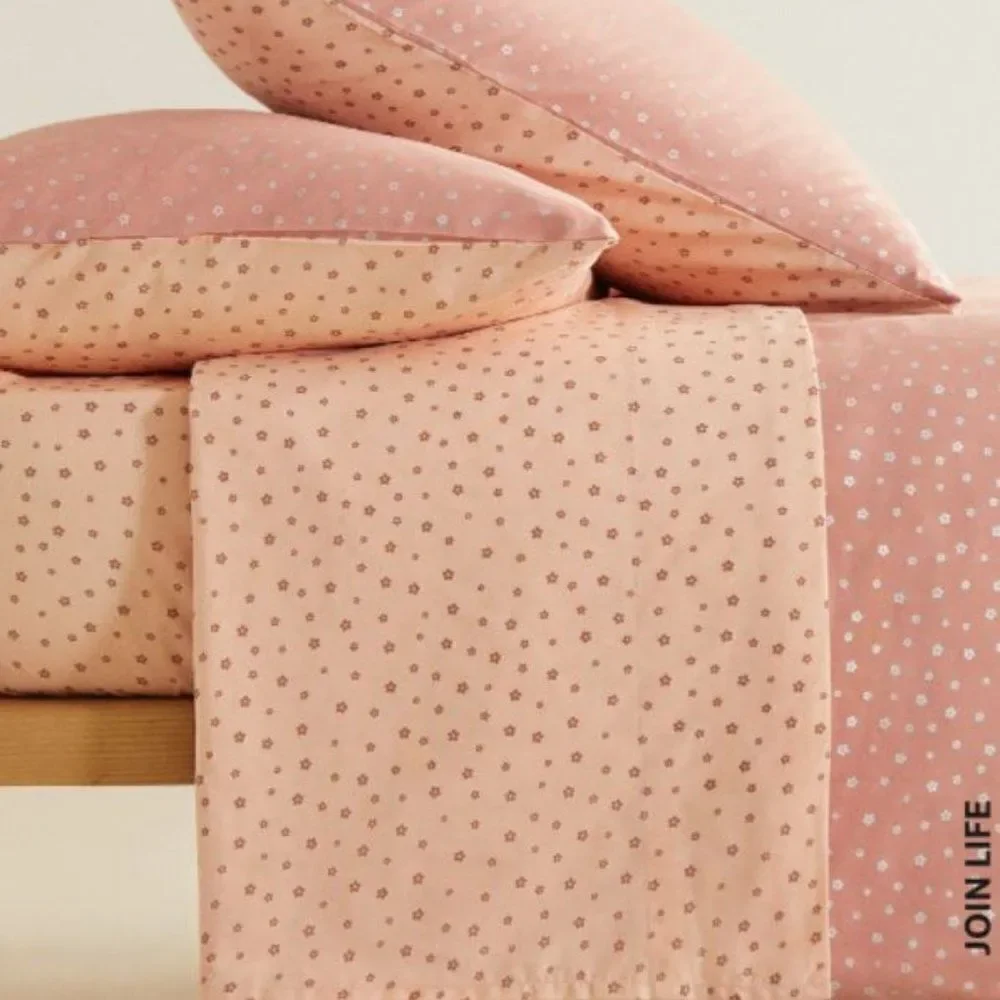 Zara Kids Duvet Cover Reversible Pink 39.5 x47